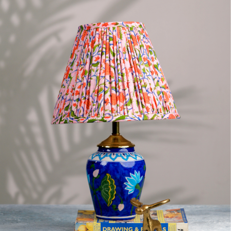 Multicolour Block Print Empire Lampshade Large